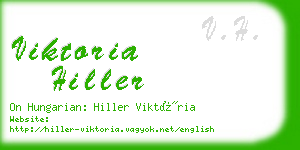 viktoria hiller business card